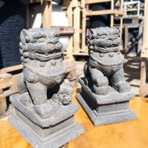 [ 해태조각상 해치 해태 ]_PN_해태상(회색)22cm 한쌍_dlrhd_K/W:가구/인테리어_종합