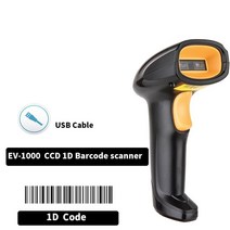 자동 바코드 스캐너 무선 USB 블루투스 2.4GHz 1D 및 2D QR 코드 도서관 슈퍼마켓, [02] 1D Laser Wireless