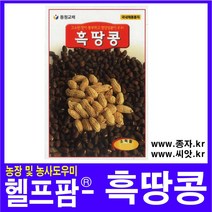 헬프팜 흑땅콩 20g 종자 씨앗 동원농산종묘