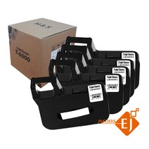 [M&S]T-6000용/LM-360B/LM-360BC/(100M X5개)/리본카세트/먹지/검정/열수축용튜브리본/튜브터치/튜브넘버링기