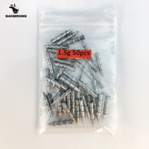 2023 신상품 1g/1.5g /2g 삽입 금속 무게 네일 싱커 낚시, 1.5g50개, 1.5g50개