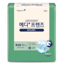 봄날 남녀공용 테입형 성인기저귀 특대형, 5팩, 10매입