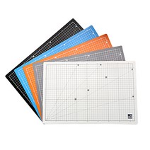 윈스타 사무용 고무판 칼라 데스크 매트 M, 그레이