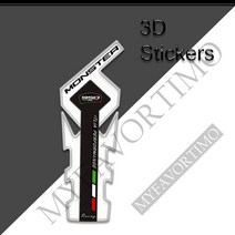 2021 2022 두카티 monster 950 오토바이 스티커 데칼 가스 연료 오일 키트 무릎 보호 탱크 패드 그립, 몬스터(1개)