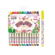 모나미 모니주 사인펜 12색 2p, 여, 6개