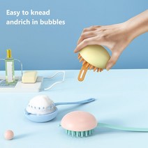 4 PC를 헤드 바디 두피 마사지 브러시 가발 세척 빗 바디 샤워 브러시 홈 스파 욕실 소모품, 하나, 보여진 바와 같이