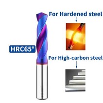 드릴 굴착 홀 단단한 텅스텐 카바이드 드릴 비트 CNC 금속 강철, 9mm+65drill bit