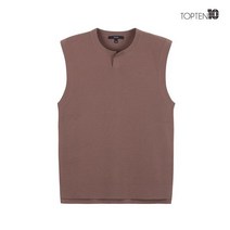 탑텐 남성 넥 슬릿 텍스쳐드 베스트 MSA4ES1901