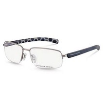New Porsche Design 안경 Optical Frame P8201 D 58mm Black w/ Case Ret 350 603299