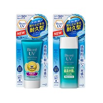 [이라운드몰]카오 비오레 UV 아쿠아 리치 워터 선크림 50g 90ml (2종류), 90ml용기형