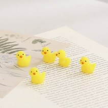 미니어처 노란 오리 5P