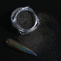 홀로그램 네일 파우더 실버 핑크 반짝이 크롬 미러 효과 마찰먼지 매니큐어 장식 액세서리 NT1028, 05 1028-12, 05 1028-12