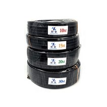 한강 슈퍼 에어 호스 블랙 10M 15M 20M 30M 50M 에어호스 연질 공사 공업, 8X50M