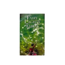 거꾸리 운동기구 타로 음식 운세 카드 전체 영어 클래식 보드 게임 상상력 오라클 데스크 PDF 가이드북 78 개, Fairy Lights Tarot