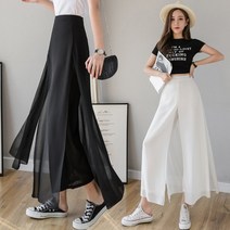 로미홀리 여성 와이드 블라우스 바지