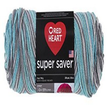 RED HEART 385957 Super Saver Yarn Icelandic, 1