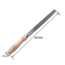 목공기계 부품10 인치 체크링 플랫 파일 커팅 파일링 핸드 툴 터닝 도구 유연한 파일 금속 파일 공예 조각, 01 1pcs