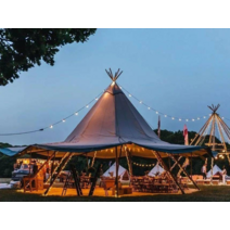 티피 인디언 피라미드 옥상 텐트 와일드 럭셔리 홈스테이 캠핑, 10m천 평방m