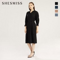 쉬즈미스 셔츠 카라형 솔리드 원피스 SWWOPL31010
