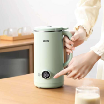 1인 2인 3인 용 콩 가는기계 분쇄기 맷돌 비지 메이커, 퍼플 용량 800ml