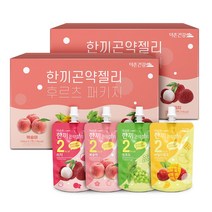 더존건강 한끼 곤약젤리 후르츠패키지 150ml 28팩 2박스, 4200ml, 2세트