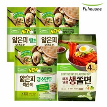 [풀무원]얇은피 땡초만두 400gx6봉+매콤달콤 생쫄면 4인, one color/free