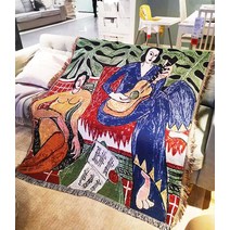 앙리마티스 러그 명화 호랑이 카페트 집들이선물 담요