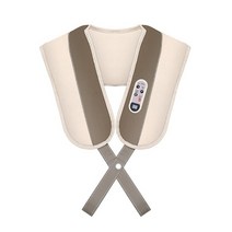 승모근마사지 뒷목뻐근 어깨찜질기 mini u shape electric shiatsu neck massager kneading and beating back shoulder, 우리 플러그, 회색