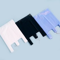 새니피아 비닐봉투 손잡이봉투 33x56 100매 백색