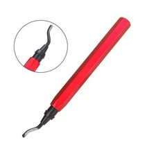 디버링툴 모따기 다듬기 깍기 rb1000 burr handle deburring tool metal burr deburrer Rotary remover deburring for, 빨간색