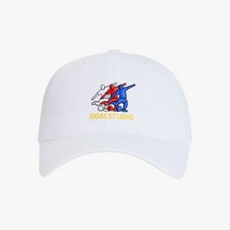 골스튜디오 프리킥 캡슐 아트웍 볼캡 - 화이트 - WHITE