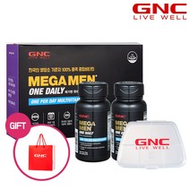 GNC 메가맨 원 데일리 멀티비타민 2개 + 필케이스 세트, 단품