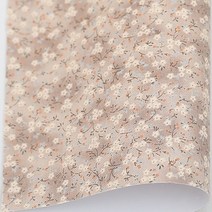 [펠트친구] 패브릭스티커 - 요니[42] / 꽃 원단 리폼 다꾸 사진꾸미기 포장 면 접착 빈티지 데코 다이어리 스티커 시트지