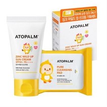 아토팜 유아용 징크 마일드업 선크림 SPF50+ PA++++ 65g 세트, 5세트