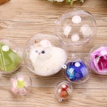 써니s 투명 플라스틱 볼 6p세트 8cm 어린이집 파티, 단품