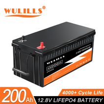 인산철 리튬 배터리 안전성 높은 고효율 새로운 12v 24v 48v 100ah 200ah 280ah 300ah lifepo4 팩 염 내장 bms 태양열 보트 세금 없음, 12v 200ah 팩, 1개
