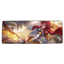 롤 LOL 디자인 마우스 패드 79종 시리즈 리그 오브 레전드 장패드 3mm 두께, 900x400mm + 3mm개, 레이크 블루