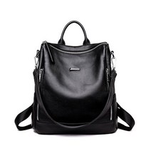 천연소가죽 토트 숄더백 겸용 백팩