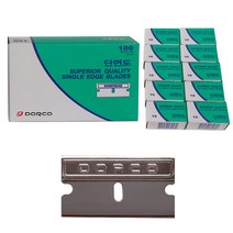 GDO6858 도루코 단면도 면도날 100P 박스 면도날/도루코면도기/면도칼/면도기날, 1개