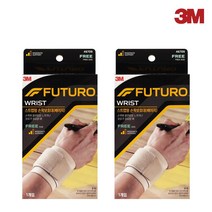 3M 후투로 스트랩형 손목 보호대 베이지 - 2개 세트, 손목보호대 베이지 - 2개 세트