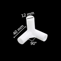 내경 12mm 스트레이트 팔꿈치 4 방향 티 커넥터 5 개 60 90 120 135 도 PVC DIY 옷장 텐트 피팅 어댑터, 07 White
