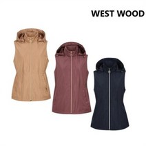 웨스트우드 NC14 여성 후드베스트 조끼 2컬러 WM3WCVT604