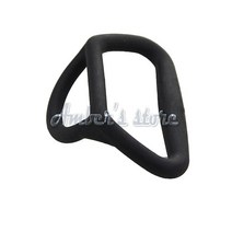 콤비보트카약 낚시 보트에 대 한 2pcs 블랙/그레이 PA 견인 반지 고무 풍선 딩, 02 Black