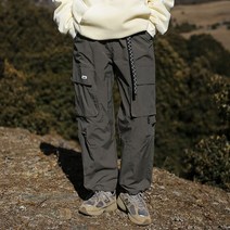 캠핑바지 캐주얼 고프코어룩 등산복바지 와이드 조거팬츠 아웃도어 여자 하이킹