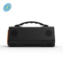 파워뱅크 캠핑 PD60W QC3.0 DC AC 고속 충전 100W 휴대용 리튬 발전소 155Wh 영국 안전 유럽 소켓 110V, [01] Black, 01 Black