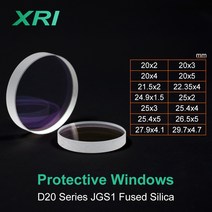 거리측정 레이저줄자 디지털 파이버 레이저 보호 창문 렌즈 보호용 창문 WSX Precitec Raytools 헤드 용 Dia20/22.35/24.9/25.4/26.5/27.9, CHINA, 25.4x1.5mm, 11 25.4x1.5mm