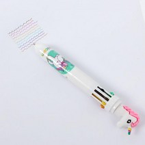 내친구 유니콘 10색 볼펜(화이트), 1개