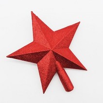 크리스마스장식 트리장식 크리스마스트리소품 크리스마스트리 나무 큰별 왕별 장식 파티용품 소품 만들기 용품 장식품 큰별장식 레드, 상세페이지 참조