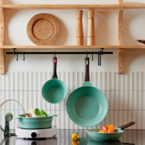 쿡핏 매직백금 인덕션 후라이팬 냄비세트 4종 28팬+30웍+18편수+24양수, 28팬+30궁중웍+18편수+24양수