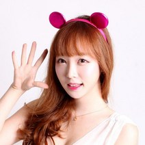 [S]깜찍이 미키머리띠 (푸치샤), 레드